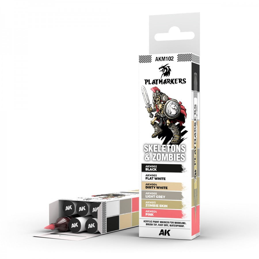 AK Playmarkers Set Skeletons & Zombies M102